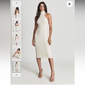 REISS cashmere and wool blend dress